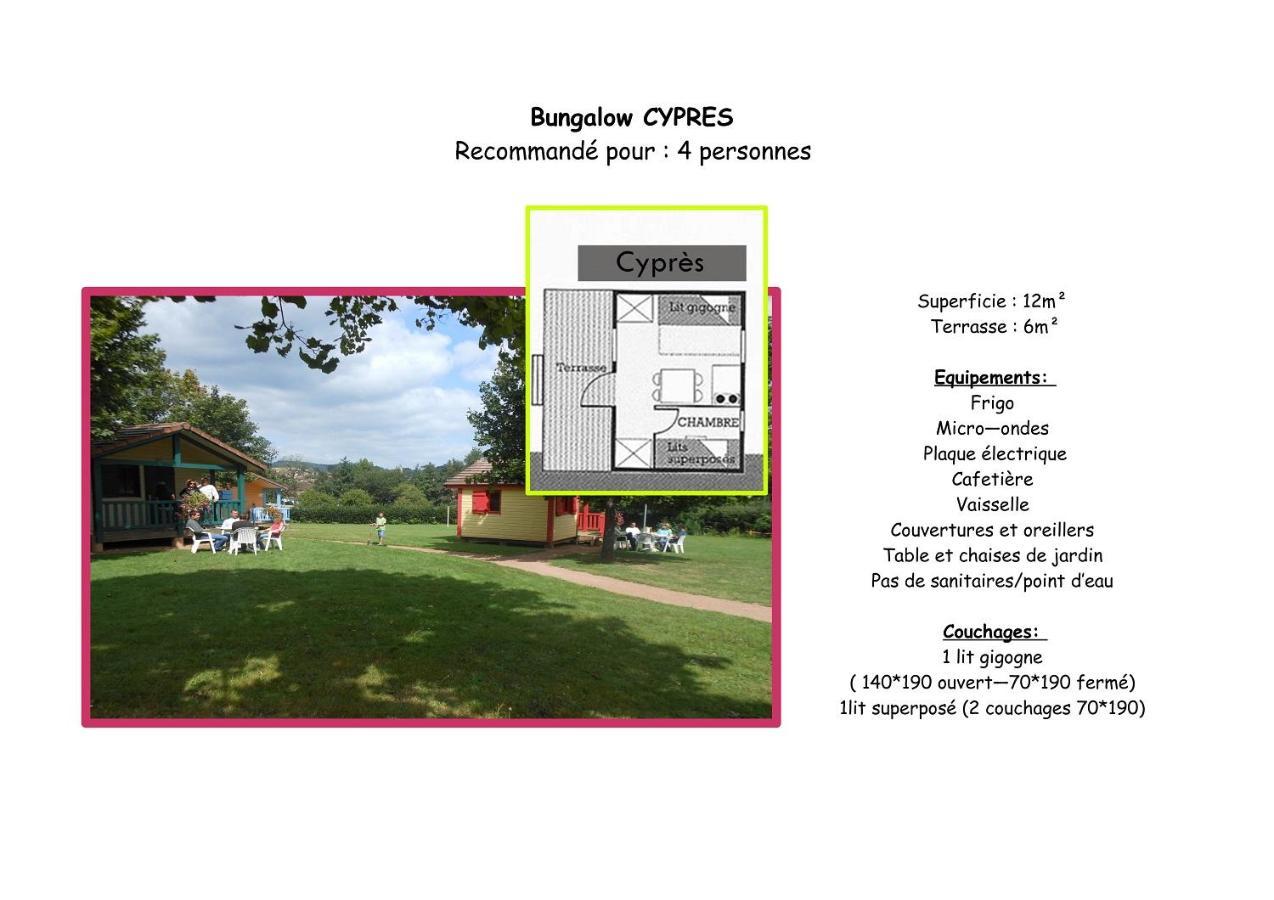 Camping Les Feuilles Chauffailles Bagian luar foto