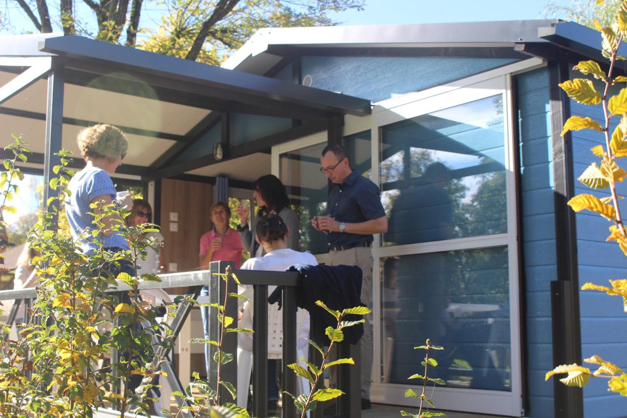 Camping Les Feuilles Chauffailles Bagian luar foto